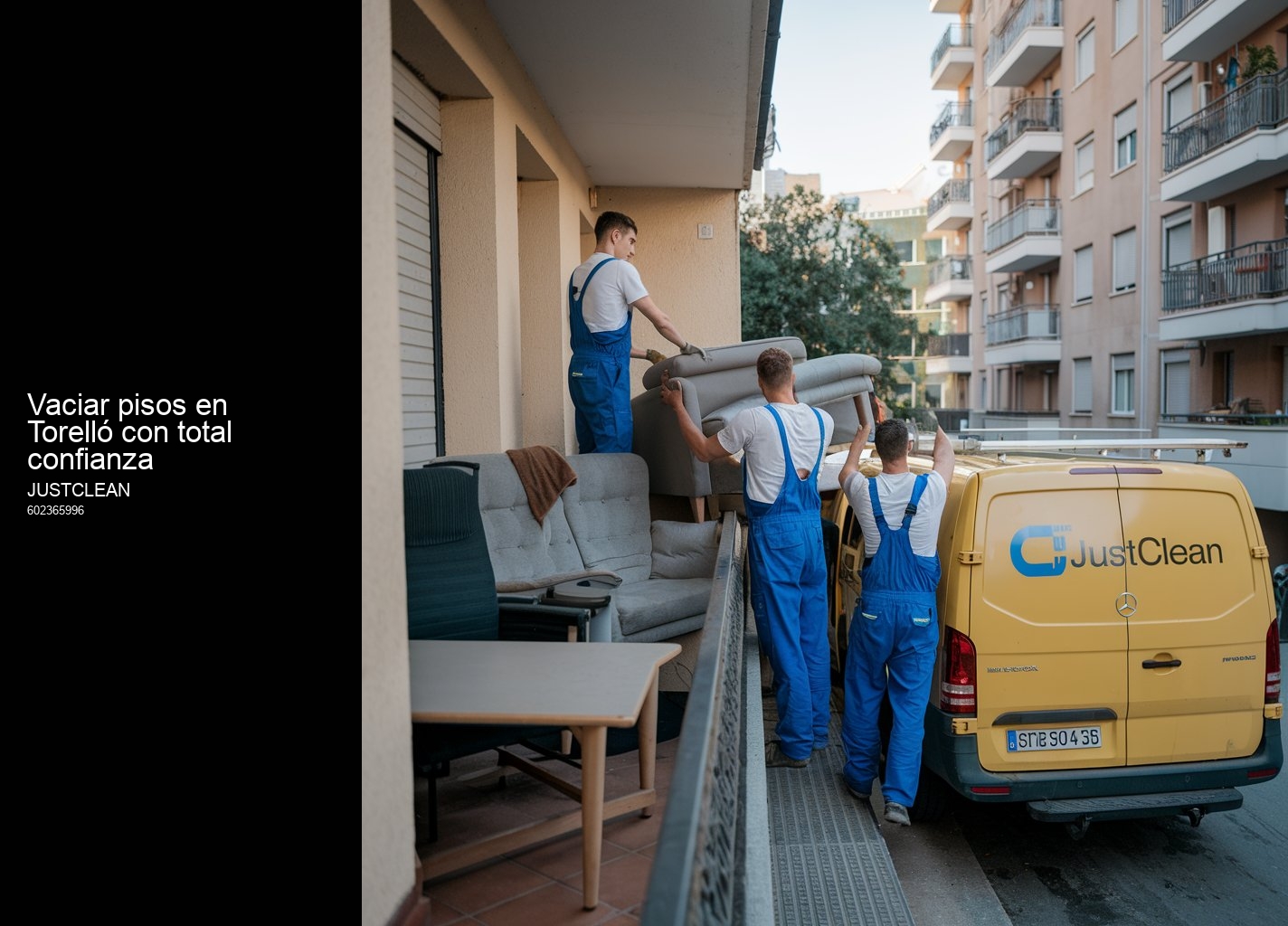 Situaciones ideales para un vaciado sin coste con JustClean